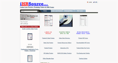 Desktop Screenshot of ihrsource.com